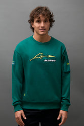 Aston Martin F1 Team x Kimoa 3D Embroidery Sweat green